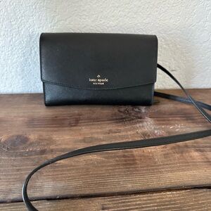 Kate Spade Sleek Black Crossbody Bag
